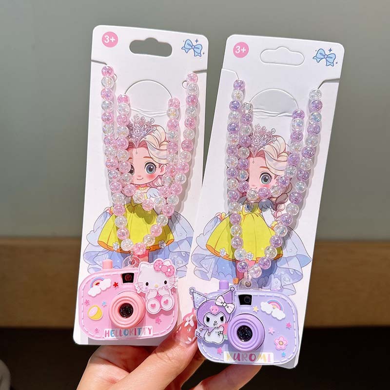 Douyin 同じミニネックレス投影カメラ女の子のおもちゃクロミスライドショー小型カメラ子供の小さなギフト|undefined