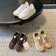Joker! Autumn 2024 New Style Platform Platform Forrest Gump Shoes Light Sports Casual Shoes Increased Leather Women's Shoes
