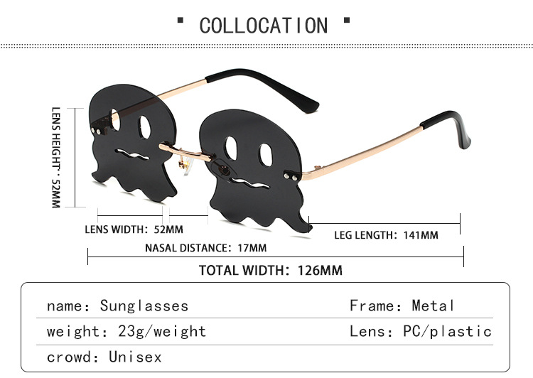 Men's Sunglasses New Octopus Funny Cartoon Metal Sunglasses Party Dance Men And Women Sunglasses_voghion.com