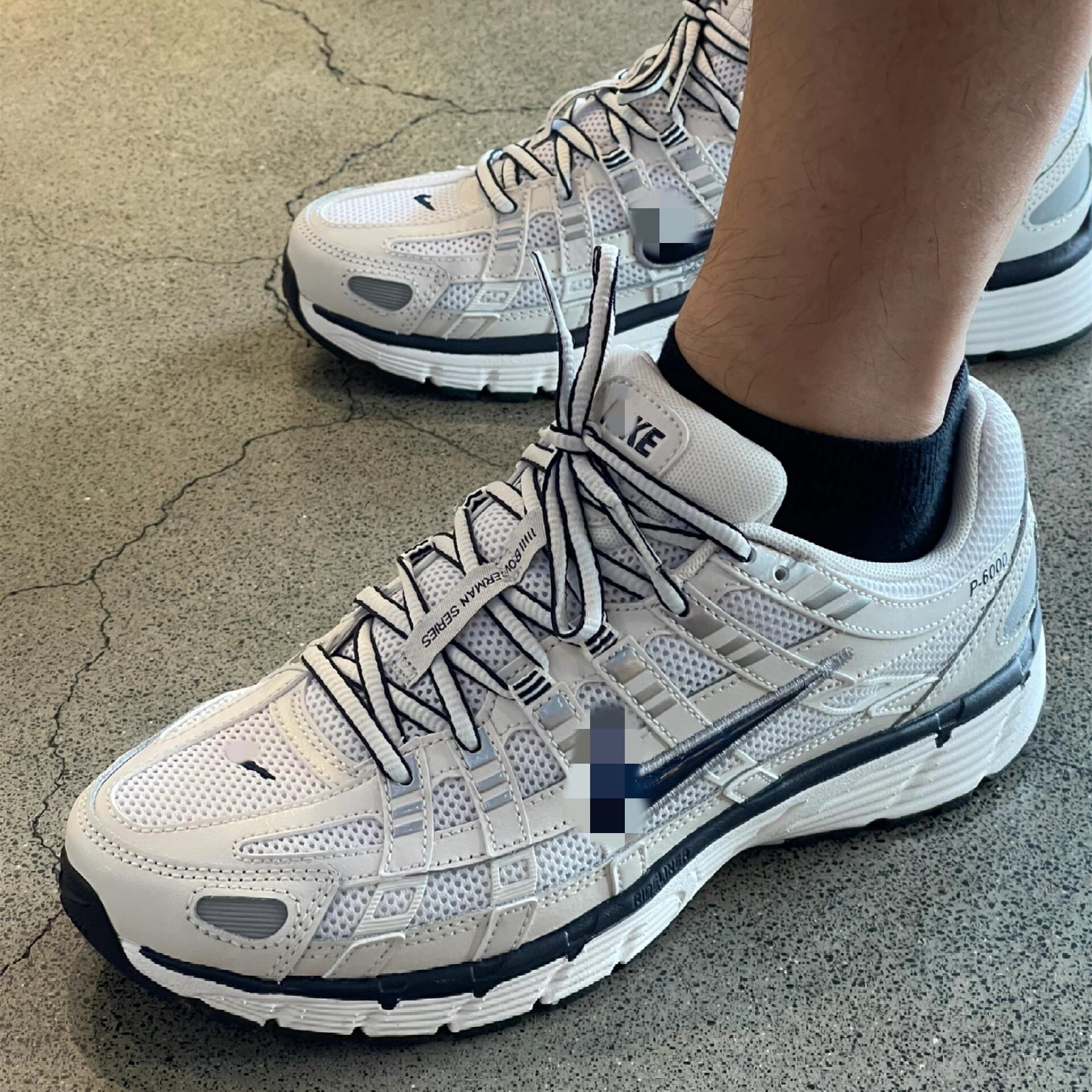 Pegasus P-6000 Men's and Women's Sports Shoes Retro Running Shoes Style Breathable Mesh Running Shoes Couple Model Original Box Original Label