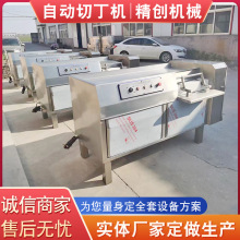 大型鸡胸肉鸭胸肉切粒设备 冻猪肉切丁机 微冻牛肉羊肉切丁机器