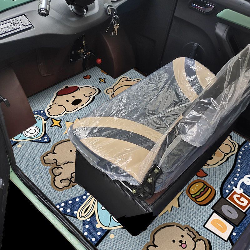 Suitable for Electric Tricycles and Four-Wheel Vehicles, Universal Wear-Resistant and Dirt-Resistant Thickened Mats That Absorb Water and Are Easy to Dry