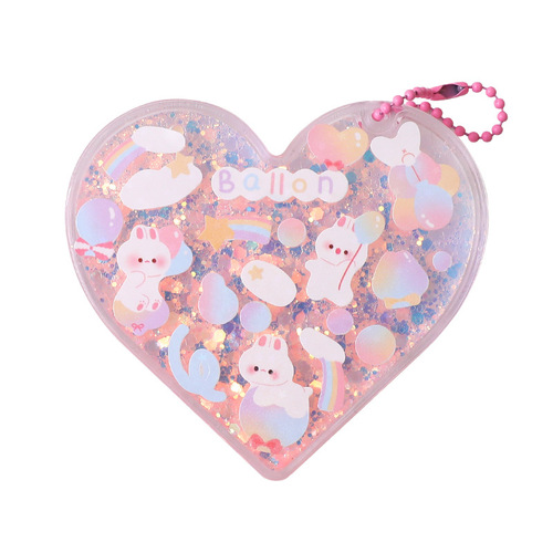 Quicksand oiled Goo card brick diy Goo plate transparent acrylic Goo card Chuangyi hand account decoration pendant wholesale