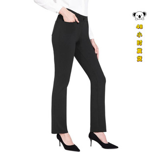 L 34746 Elastic High-Waist Flare Pants ������������ѝ