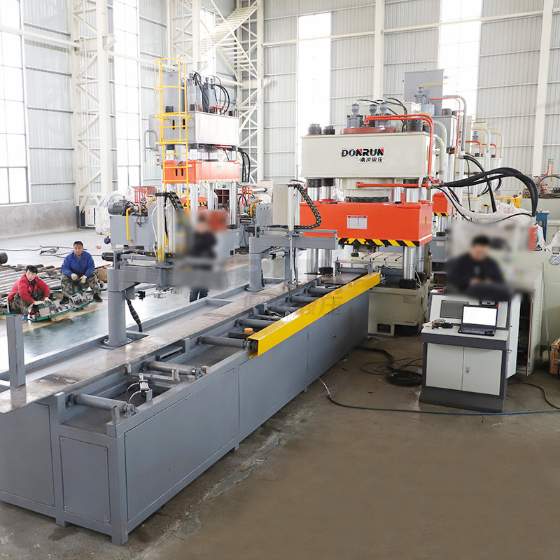 630吨锚杆托盘模压成型四柱液压机鼎润现货630T金属拉伸油压力机