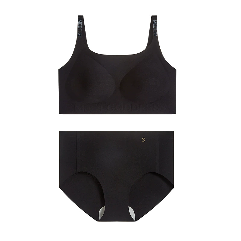  foundation, gravitational underwear, pulls up push up bra with letters, straps, set, no trace, beautiful back