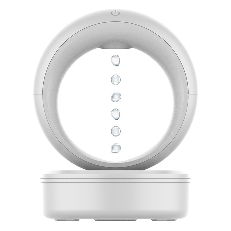 Anti-Gravedad humidificador de reflujo anti-gravedad gotas de agua de reflujo y humidificador de niebla pesada puede agregar aceite esencial de aromaterapia