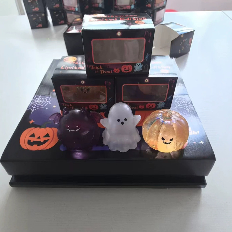 Halloween Ghost, Demon, Pumpkin Squishy Toy, Maltose Squeeze Stress Relief Toy, Grip Decompression Gift Box Set Halloween Ghost, Demon, Pumpkin Squishy Toy, Maltose Squeeze Stress Relief Toy, Grip Decompression Gift Box Set
