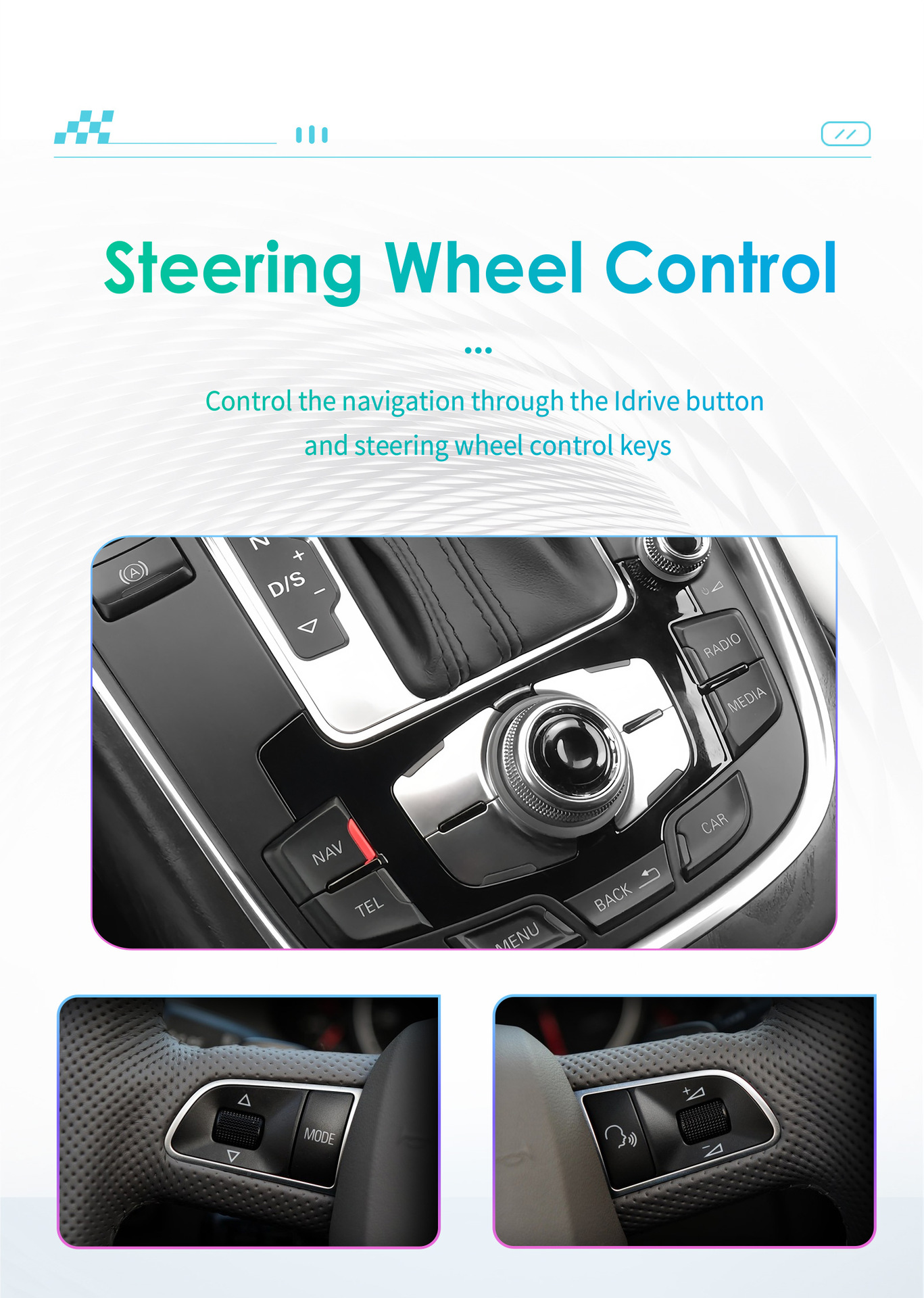 Suitable for 09-16 Audi Q5 Android large screen central control display navigation reversing image all-in-one machine