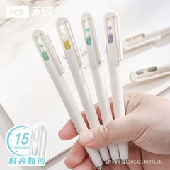 Heshuo 360 Time Like Sand Neutral Pen 0.5mm Rotating Sign Pen Time Sandglass Dual Ball CS Quick Dry Exam Pen