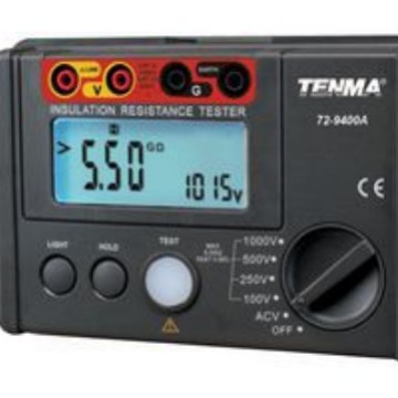 TENMA /MULTICOMP PR72-9400A 绝缘测试仪,兆欧表,