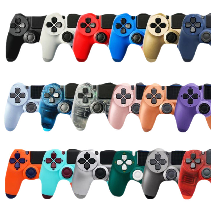 Mango PS4 Mango de juego inalámbrico Mango con cable P4 con función de vibración de seis ejes Mango de juego spot al por mayor