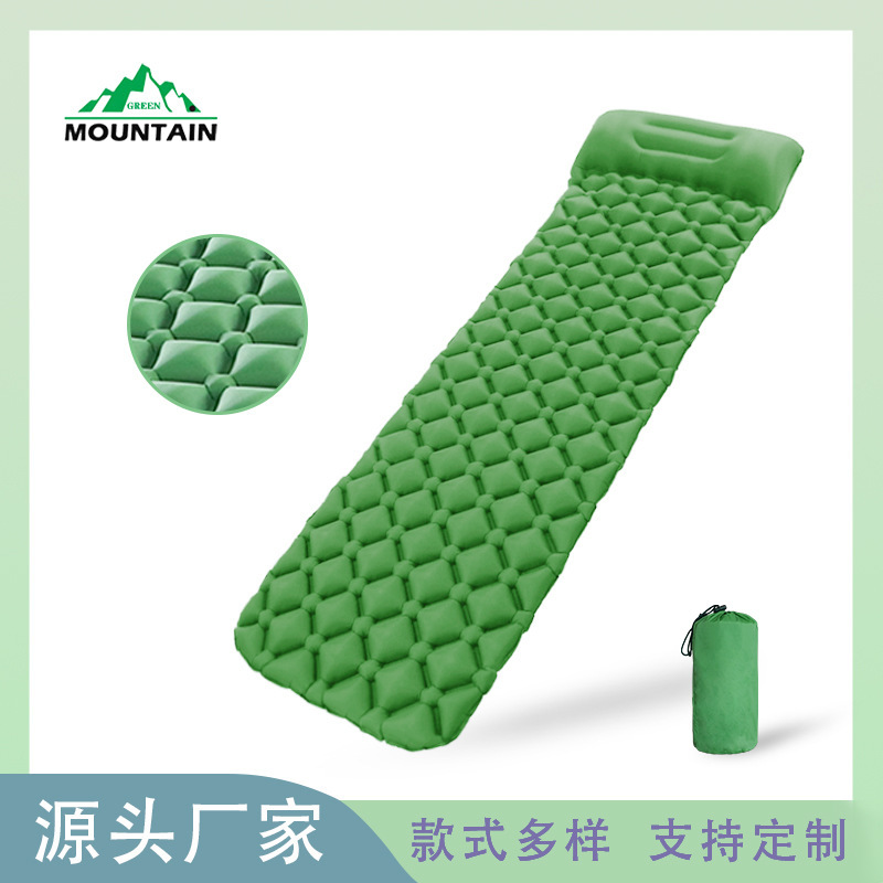 Factory direct outdoor moisture-proof sleeping mat camping portable TPU ultra light picnic mat lunch break sleeping mat inflatable sleeping mat