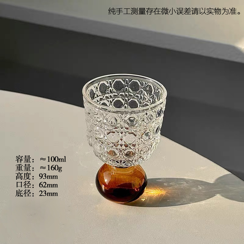 Inswind High Value High Pies Mini Glass Creatively Medieval Whiskey Taza de vino taza de vino taza de jugo