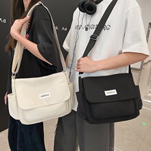 2023春季新款尼龙大容量包通勤韩版时尚简约可爱学生上课百搭纯色