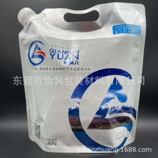 高阻隔活素水包装袋原厂贴牌 5L纯铝冰川水吸嘴袋站立式饮用水袋