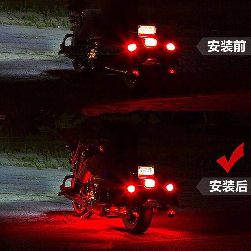 Motorcycle Ambient Light Rgb Colorful Decorative Light Music Rhythm Light Led Car Voice-Controlled Smart Voice-Controlled Light App