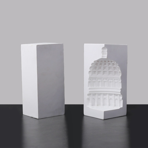 Panteon Building Model Designer Shelf Decor Nordic Creative Home Decor Craft Desk Entrance Hall Living Room Ornament