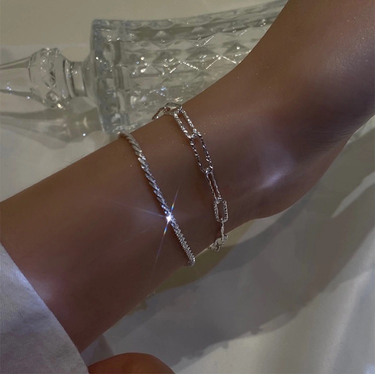 French Retro Sparkling Bracelet the republic of korea Simplicity Versatile temperament Refinement senior