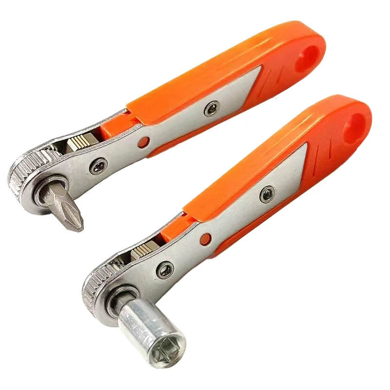 Yunbei mini 36 tooth spiny wheel screwdriver, narrow space maintenance batch head sleeve positive reverse L turning wrench