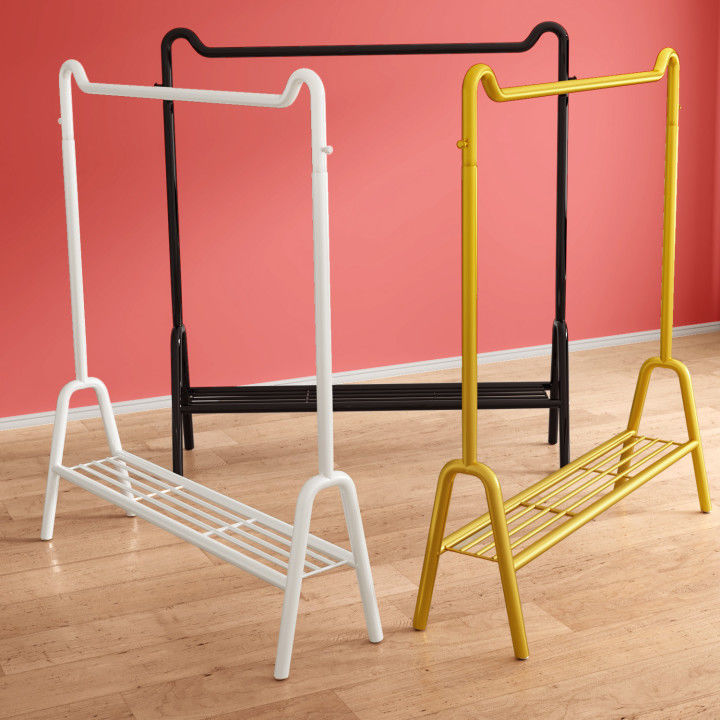 Cat Ear Hanger Light Luxury Drying Rack Indoor Hanger Balcony Home Drying Rack Floor Standing Vertical Simple Clothes Rack