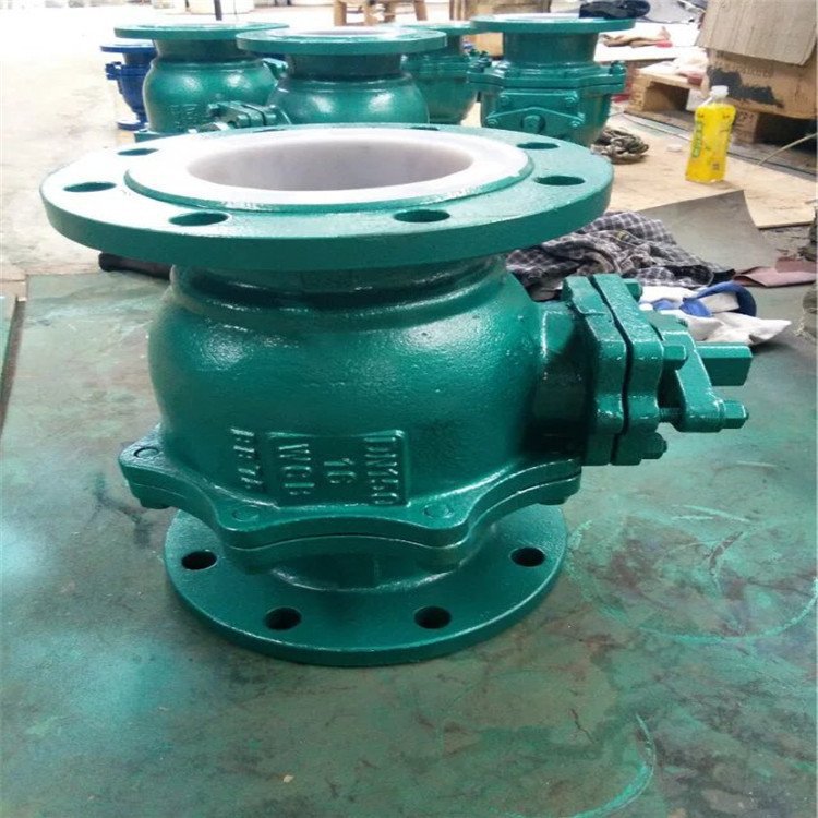 衬氟球阀 衬氟手动球阀 Q41F46-10P 衬氟球阀 Q41F4 衬氟法兰球阀