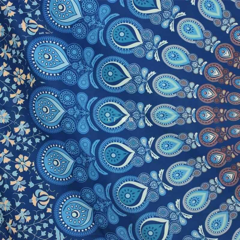 A5L India Mandala Peacock Tapestry Ins Hanging Cloth Background Cloth Bedding for Guesthouse Bedroom Decorative Sheet Southeast Asia Table 