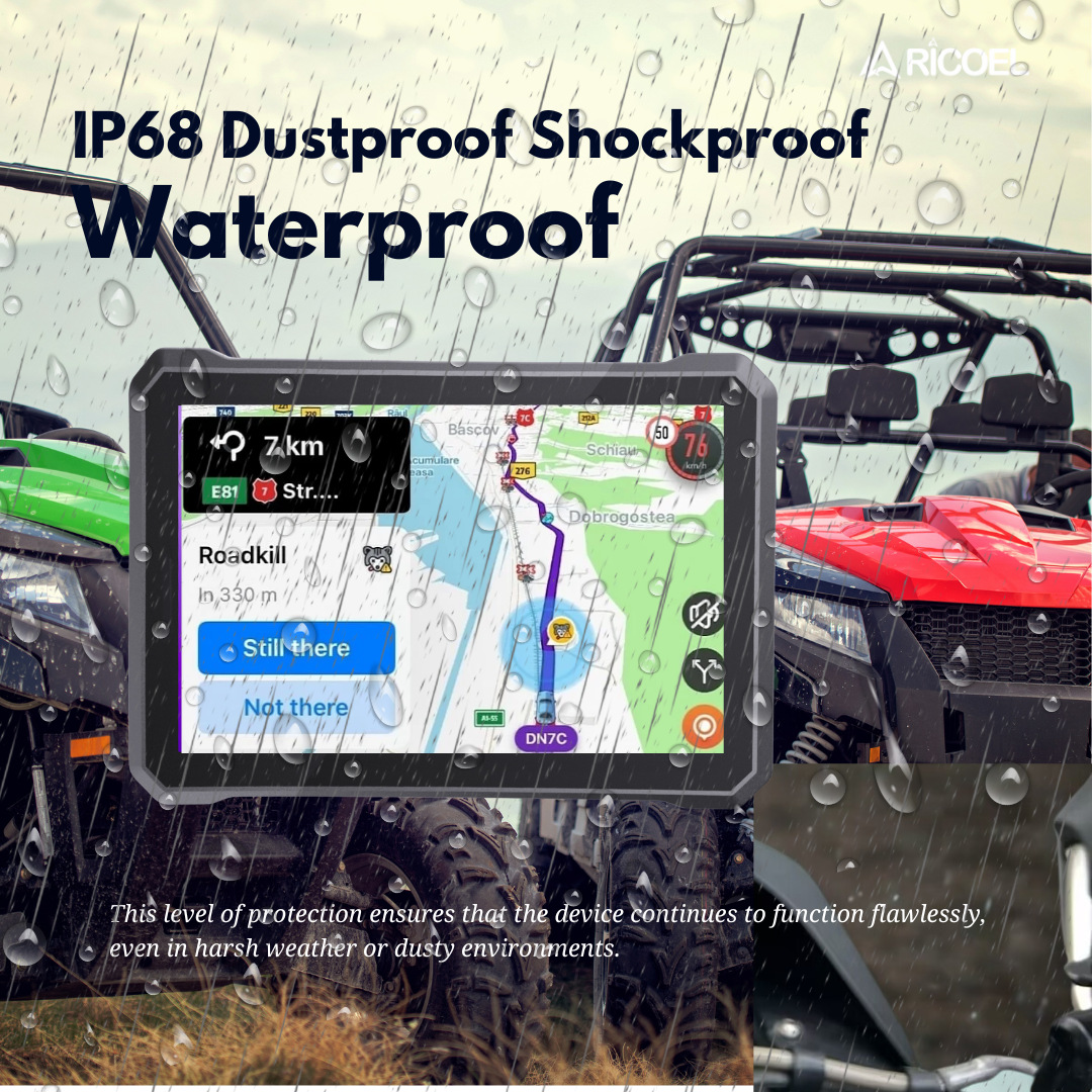 10 Inch 1000Nits Off-Road Rugged Gps Gnss Carplay Industrial Tablet Pc Rs232