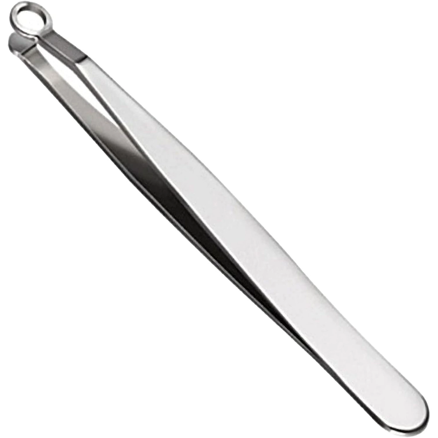 Пинцет для стрижки волос в носу, триммер для бровей из нержавеющей стали, круглый наконечник для стрижки бакенбардов в носу, бровей, тела