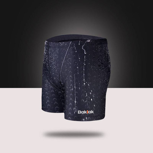 New adult high-end swimming trunks plus size men's boxer shorts imitation shark skin swimming cap hot spring swimming trunks wholesale