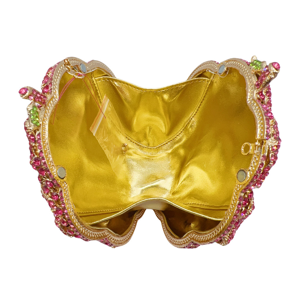 Bolsa de piedra transfronteriza mano diamantes bolsa de cena vestido de cena bolsa de mano de mujer taladro hueco