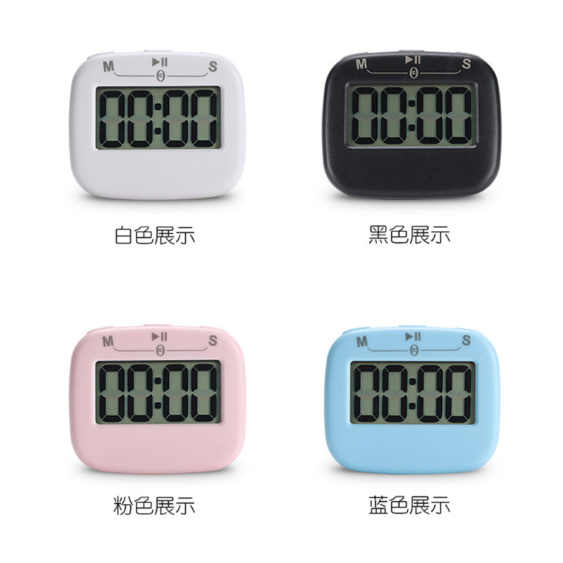 Kaitai キッチンタイマー 磁気垂直デジタルカウントダウンタイマー 99 分 59 秒のロングタイマー、学習やベーキングに適しています|undefined