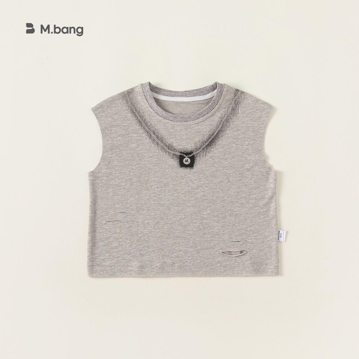 Chaleco para niños verano niñas color sólido camisola casual bebé sin mangas camiseta top XY24035