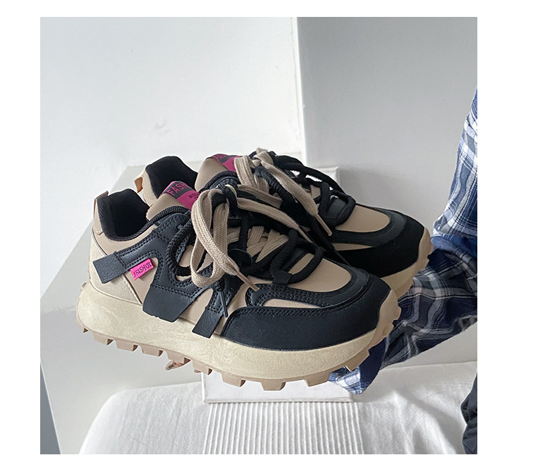 Instagram coréen nouveau Forrest Gump chaussures pour femmes 2024 printemps et automne étudiant sport chaussures de course décontracté semelle épaisse augmentation de la hauteur_voghion.com