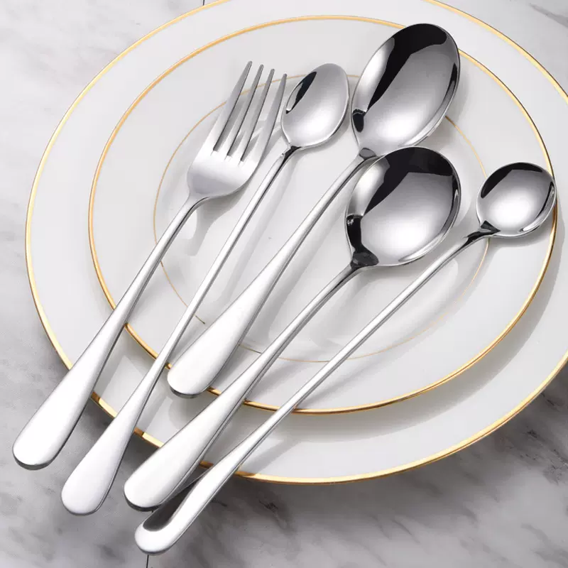 便携餐具套装全套不锈钢刀叉勺081系列酒店西餐牛排刀家用水果叉