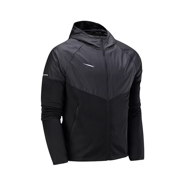 New Spring and Autumn Fashion Windbreaker for Men and Women, Sports Windproof Training Woven Jacket, Hooded Loose Casual Jacket