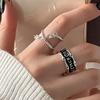 Retro brand ring, advanced fashionable chain with letters, high-quality style, wholesale
