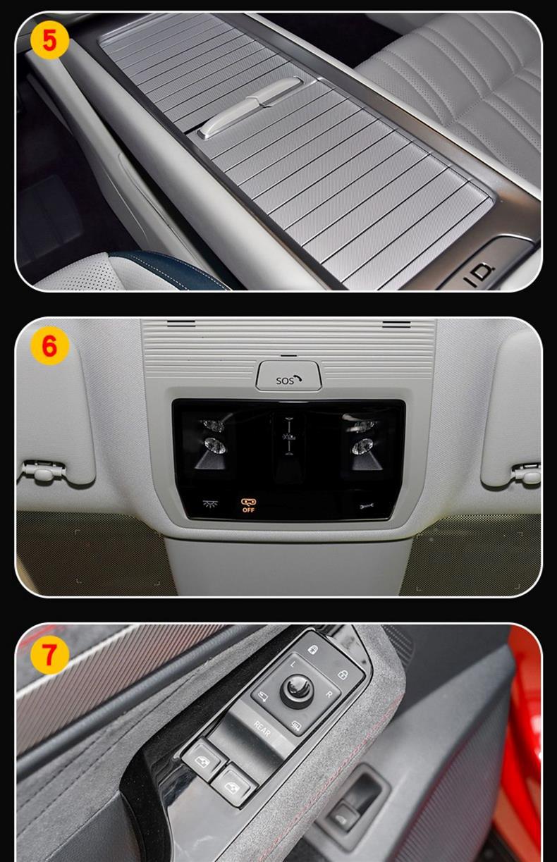 24-25 Volkswagen Id.7 Vizzion Special Screen Interior Car Modification Transparent Car Cover Tpu Protective Film