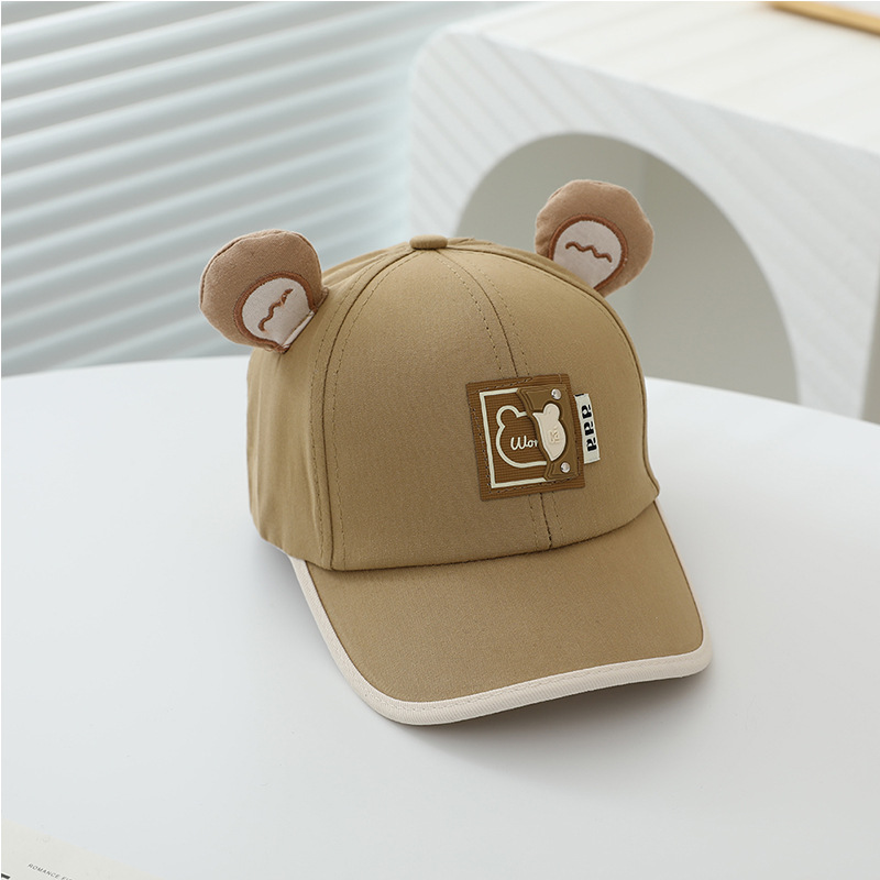 Sombreros para niños niñas sombreros de béisbol para niños primavera y otoño delgados sombreros solares de dibujos animados súper lindos sombreros de lengua de pato bebé