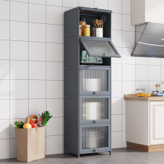 30cm ultra-narrow side cabinet gap storage cabinet kitchen refrigerator storage rack living room bathroom gap cabinet storage cabinet