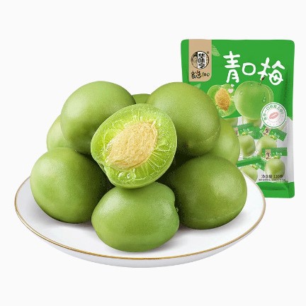 华味亨青口梅120g*脆青梅话梅梅子梅果凉果果脯蜜饯休闲零食