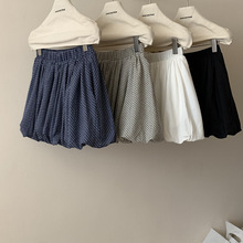 辰智 氧气甜甜 气球蓬蓬花苞透气舒适显瘦显腿长简约短裙裤6226
