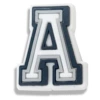 Black and white letter A