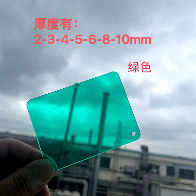 6/8毫米10MM绿色PC板塑料硬板厚板耐力板防静电折弯礼盒雕刻加工