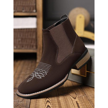 I 55535 Embroidered slip-on Chelsea boots �����׽��ж���ѥ