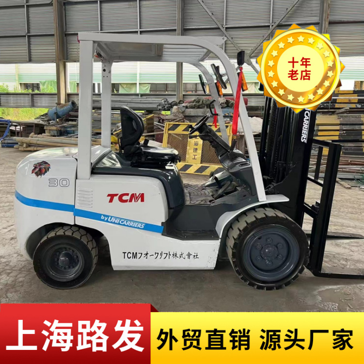 HeLi de segunda mano Toyota 3 toneladas de carretilla elevadora de cuatro ruedas eléctrica de 4,5 metros de elevación de carga