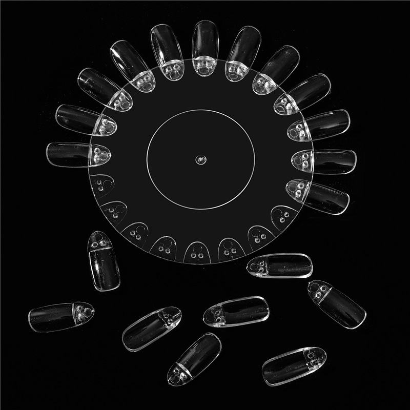 Manicura transfronteriza extraíble tarjeta de color de disco de 20 colores práctica de principiante impresión pieza de uñas herramienta de visualización de manicura