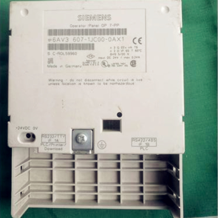 西门子6AV3607-1JC00-0AX2触摸屏6AV3607-1JC00-0AX2操作面板