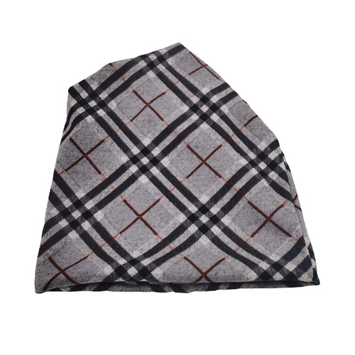 Cross-border turban cap and scarf dual-purpose elastic street trend casual fashion pullover hat Tianzi pattern pattern headscarf