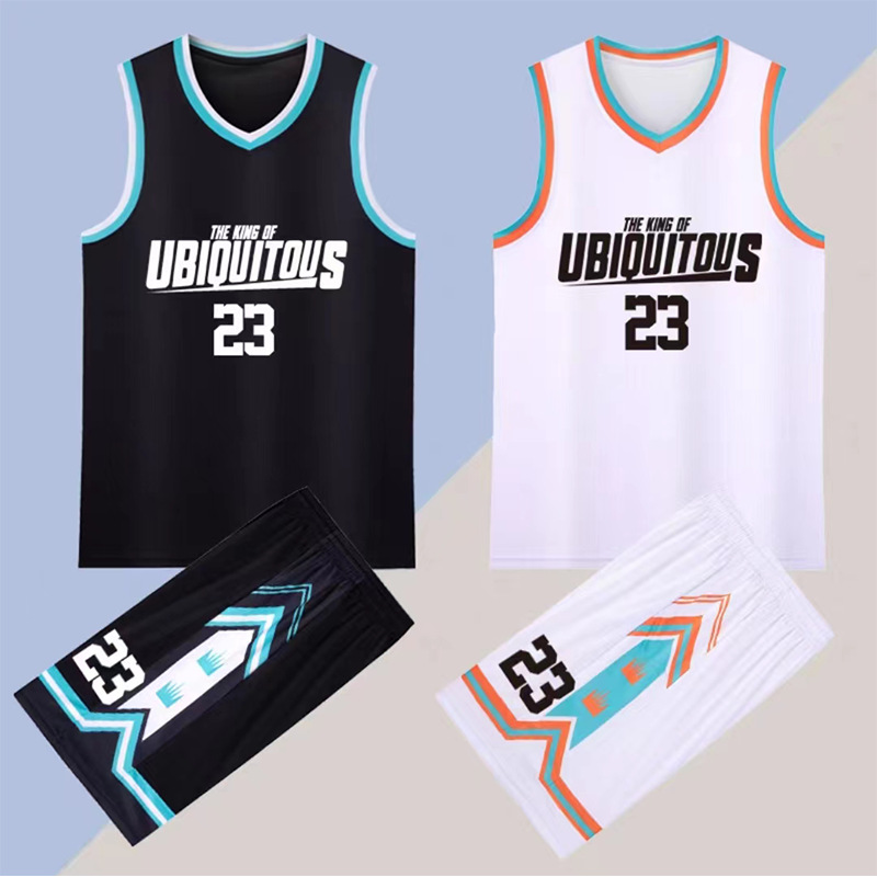 SOURCE manufacturer basketball uniform suit American men's and women's sports training vest adult children's competition team uniform customization